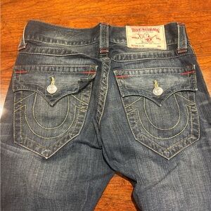 True Religion Dark Blue Denim Slim Fit Jeans
